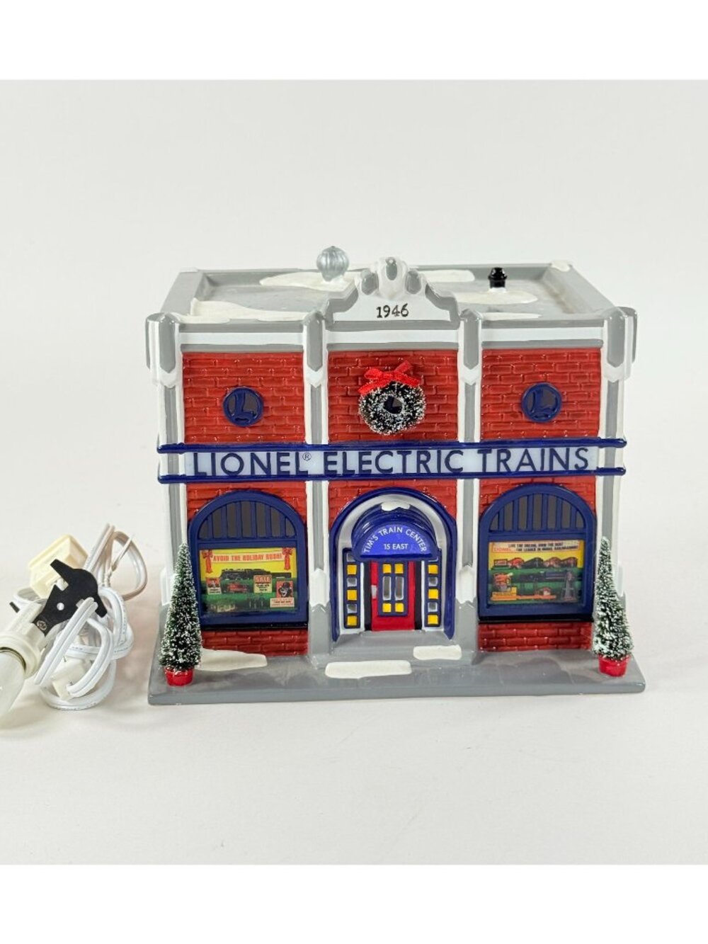Dept 56 Lionel Electric Train Shop Snow Village Store 54947 Christmas No Box